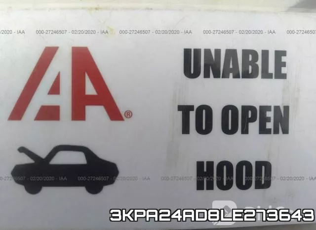3KPA24AD8LE273643 фото 2