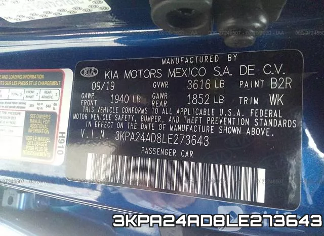 3KPA24AD8LE273643 фото 6