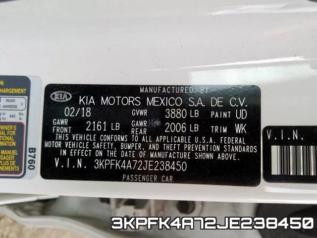 3KPFK4A72JE238450 фото 2