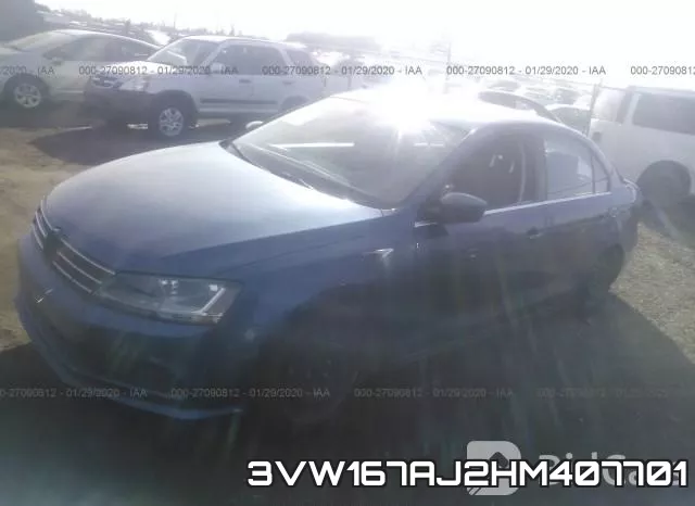 3VW167AJ2HM407701 фото 2