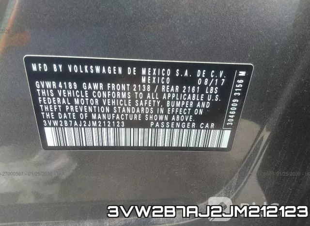 3VW2B7AJ2JM212123 фото 6