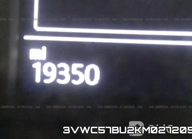 3VWC57BU2KM027205 фото 5