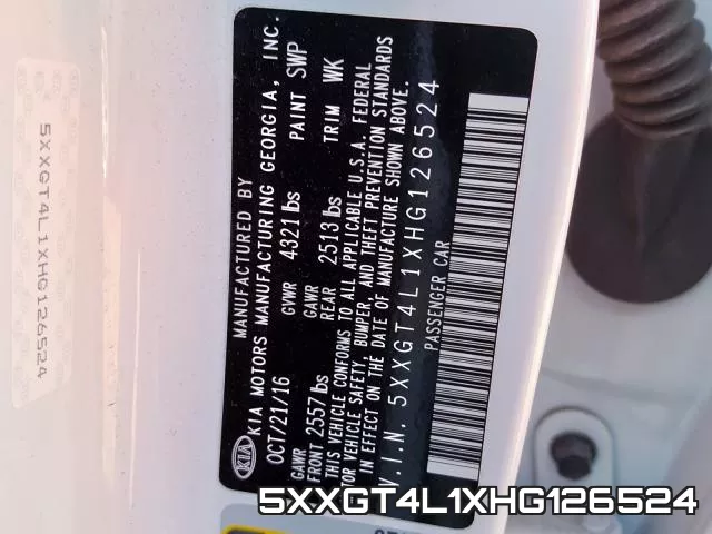 5XXGT4L1XHG126524 фото 2