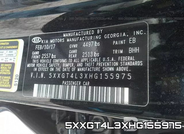 5XXGT4L3XHG155975 фото 8