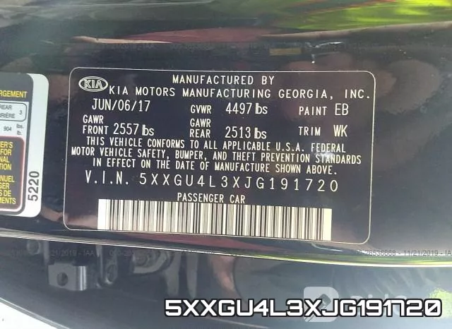 5XXGU4L3XJG191720 фото 8