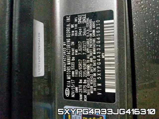 5XYPG4A33JG416310 фото 2