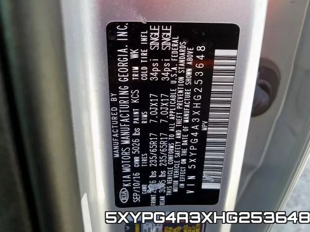 5XYPG4A3XHG253648 фото 2