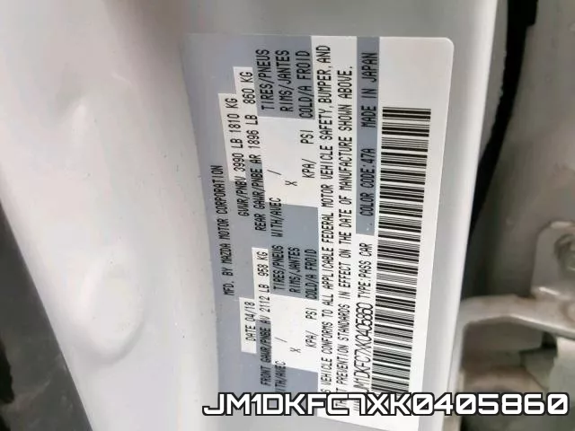 JM1DKFC7XK0405860 фото 2