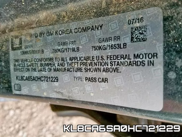 KL8CA6SA0HC721229 фото 2