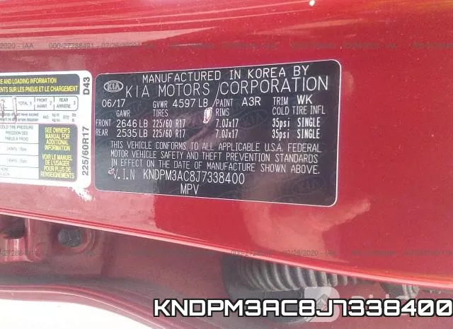 KNDPM3AC8J7338400 фото 6