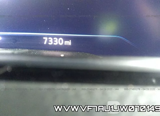 WVWVF7AU1JW070149 фото 6
