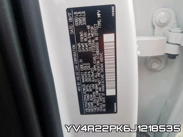 YV4A22PK6J1218535 фото 2