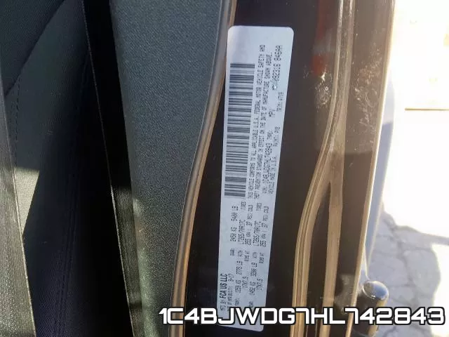 1C4BJWDG7HL742843 фото 2