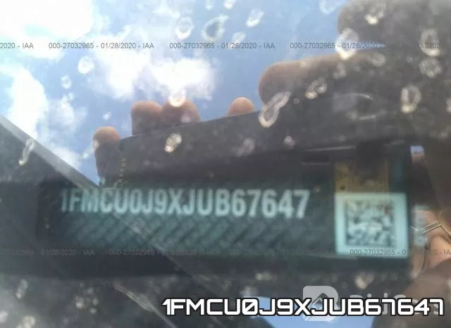 1FMCU0J9XJUB67647 фото 9