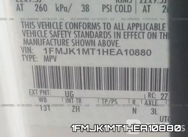 1FMJK1MT1HEA10880 фото 10