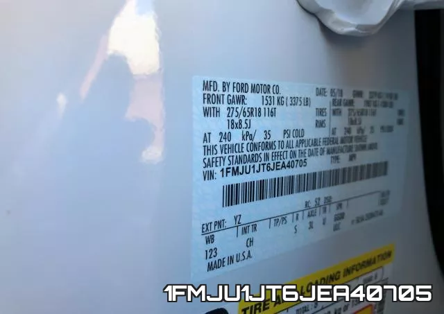1FMJU1JT6JEA40705 фото 2