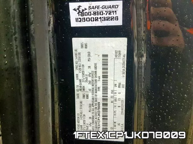 1FTEX1CP1JKD78009 фото 2