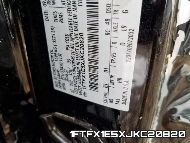 1FTFX1E5XJKC20820 фото 2