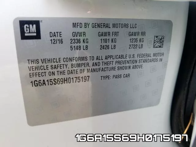 1G6A15S69H0175197 фото 2