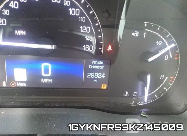 1GYKNFRS3KZ145009 фото 8