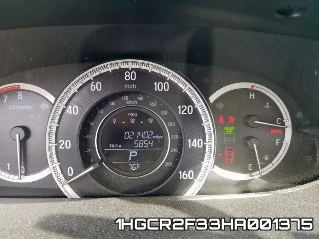 1HGCR2F33HA001375 фото 6