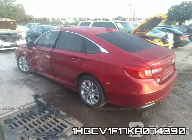 1HGCV1F17KA074390 фото 4