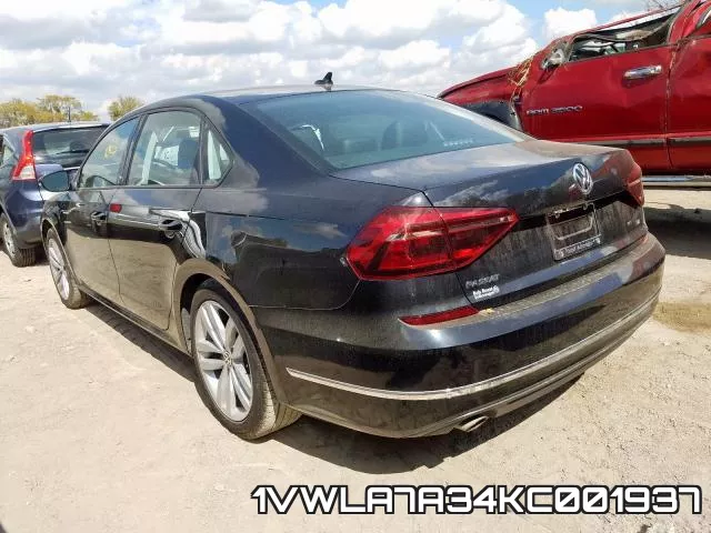 1VWLA7A34KC001937 фото 3