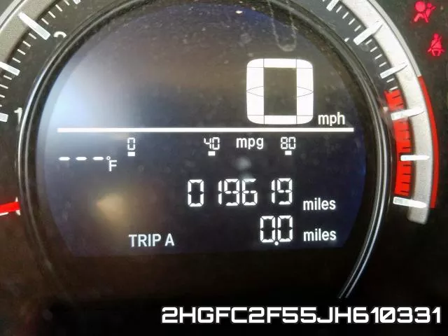 2HGFC2F55JH610331 фото 7
