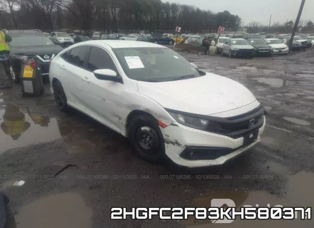 2HGFC2F83KH580371 фото 6