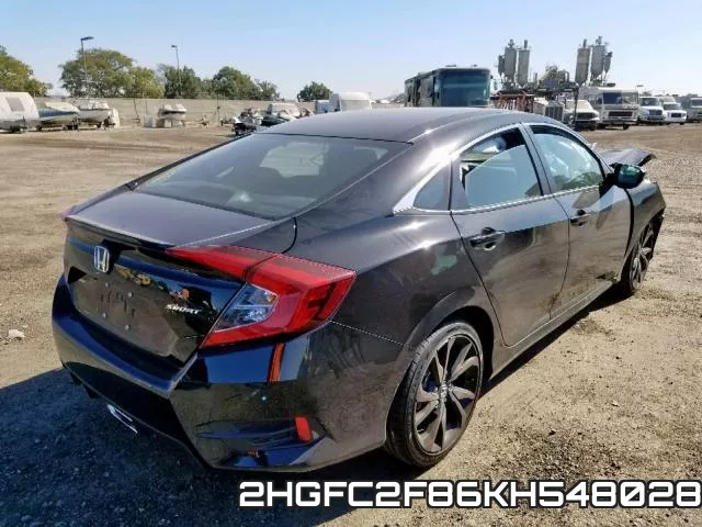 2HGFC2F86KH548028 фото 4