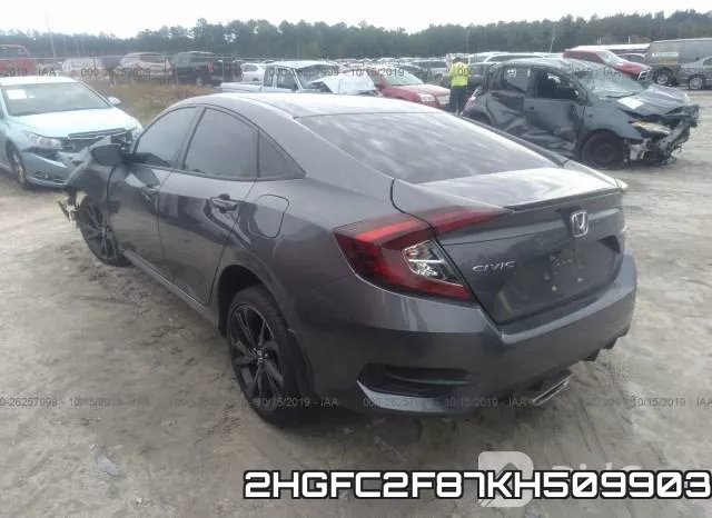 2HGFC2F87KH509903 фото 4