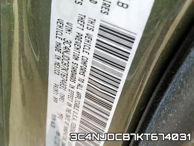 3C4NJDCB7KT674031 фото 2