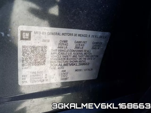 3GKALMEV6KL168663 фото 2