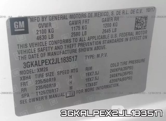 3GKALPEX2JL183517 фото 7