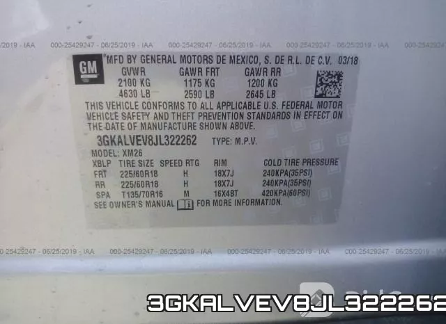 3GKALVEV8JL322262 фото 6