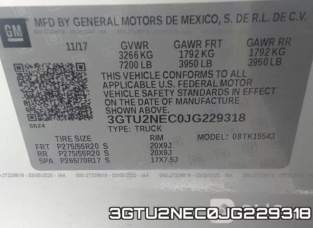 3GTU2NEC0JG229318 фото 9