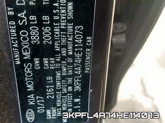 3KPFL4A74HE114073 фото 2