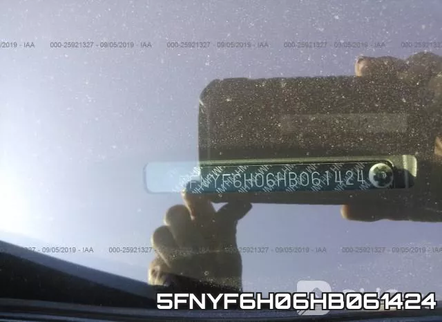 5FNYF6H06HB061424 фото 8