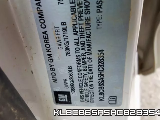 KL8CB6SA5HC828354 фото 2