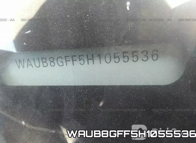 WAUB8GFF5H1055536 фото 9