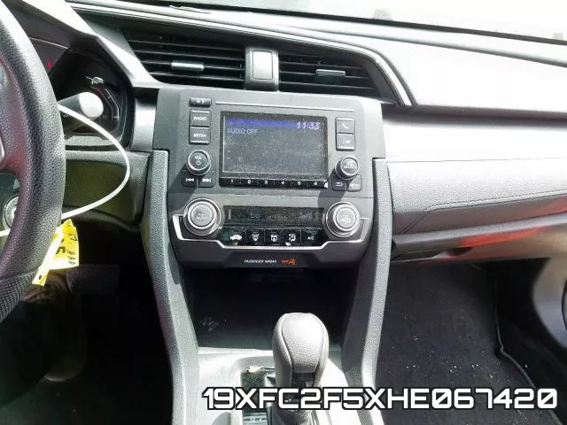 19XFC2F5XHE067420 фото 8