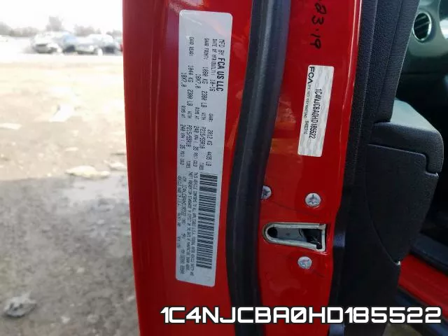 1C4NJCBA0HD185522 фото 2