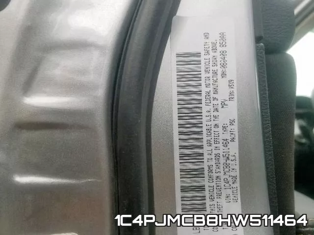 1C4PJMCB8HW511464 фото 2