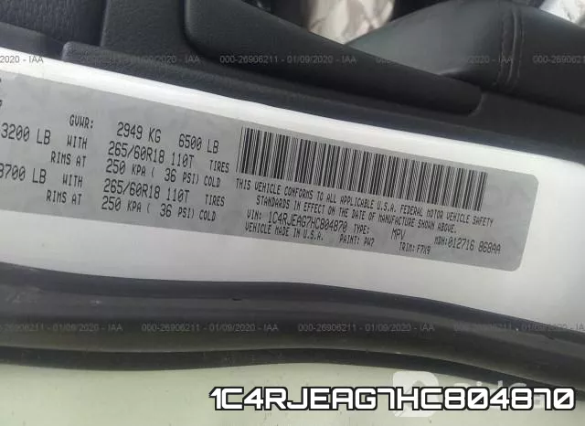1C4RJEAG7HC804870 фото 7
