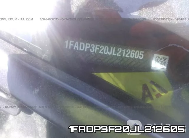 1FADP3F20JL212605 фото 6