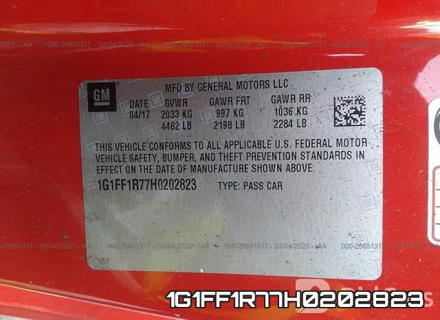 1G1FF1R77H0202823 фото 7