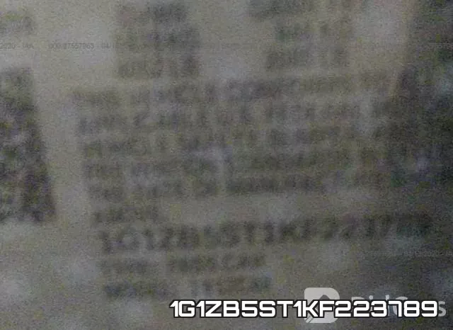 1G1ZB5ST1KF223789 фото 7