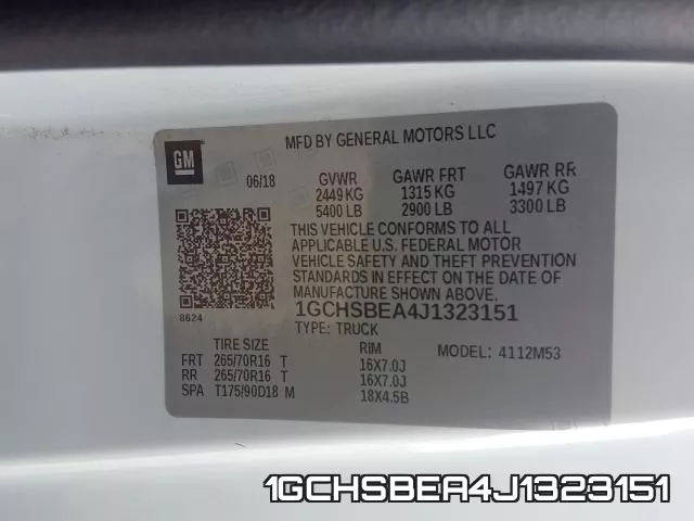 1GCHSBEA4J1323151 фото 2