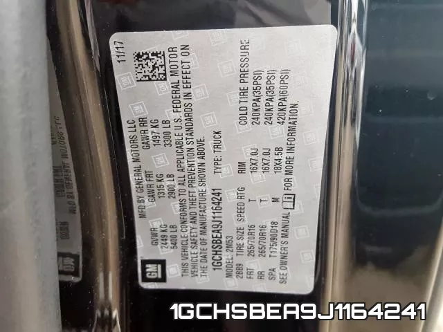 1GCHSBEA9J1164241 фото 2