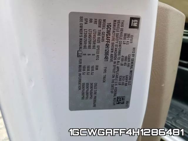 1GCWGAFF4H1286481 фото 2